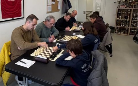 Partides contra el Mollerussa, en una jornada anterior (Foto: CE Les Borges Blanques)