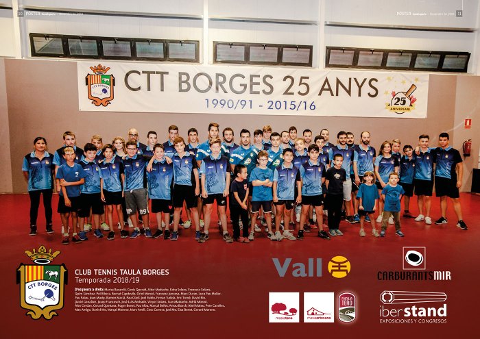 Club Tennis Taula Borges 2018/19