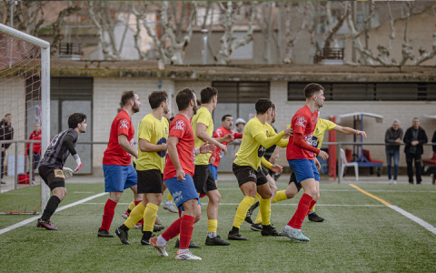 El Juneda en un partit d'aquesta temporada