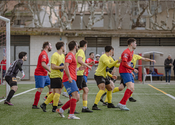 El Juneda en un partit d'aquesta temporada